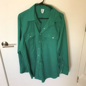 Button snap shirt